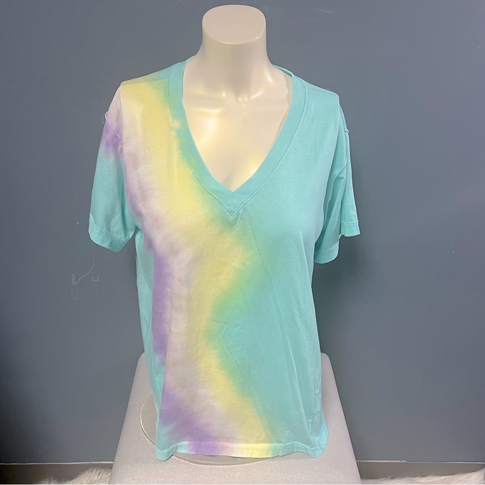 Anthropologie || Maronie || Blue Tie Dye Tee